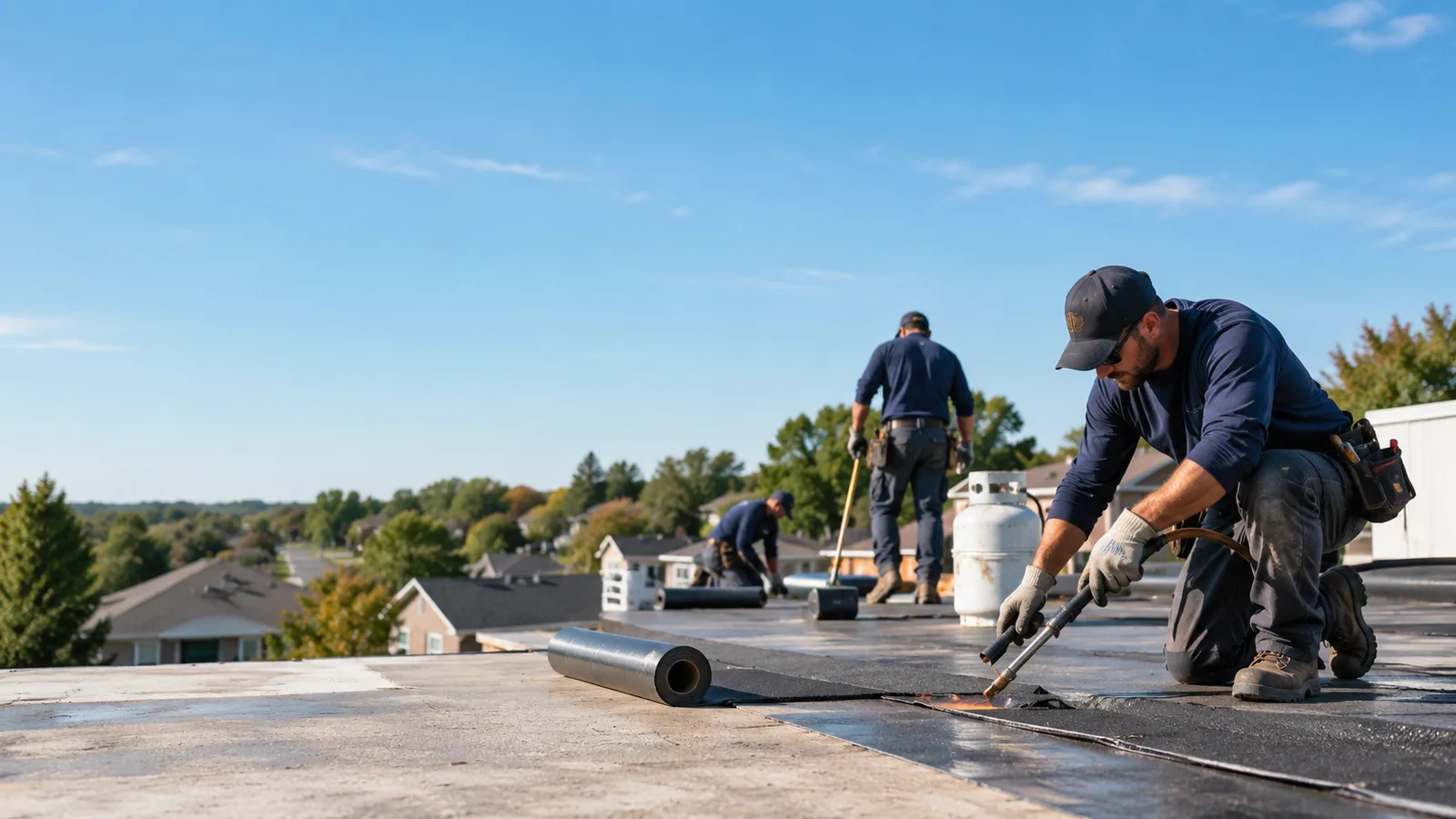 Flat Roof Leak Repair providers in Hamel, IL